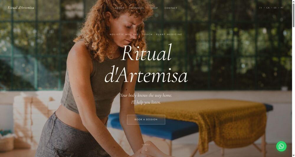 Ritual d'Artemisa website