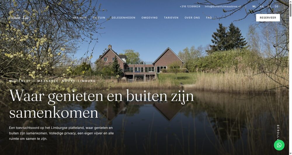 Buitenlui Maasbree website